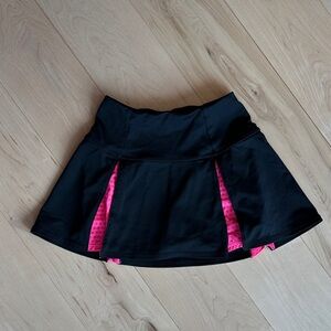 Black and Pink Girl’s Skort